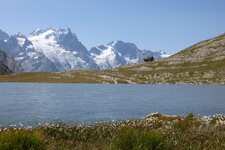 Lac du Goléon la Meije et le râteau - © ©Isabelle. 