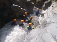 Canyon en famille au Chazelet - © Odile Martin Cocher