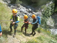 Canyon en famille au Chazelet - © Odile Martin Cocher
