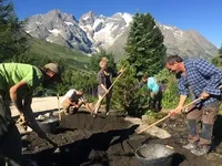 Visit and entertainment in the Garden of Lautaret