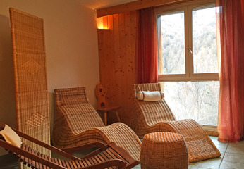 salle de détente face à la Meije - © @mariepoulet
