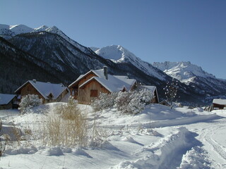 le chalet extérieur en hiver - © Gentil Robin