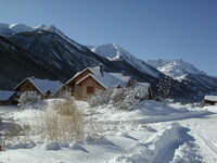 le chalet extérieur en hiver - © Gentil Robin