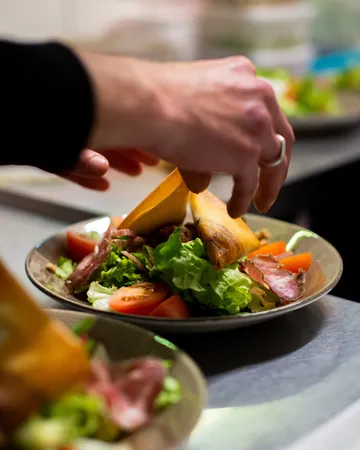 Présentation d'une assiette - © ©GodfroyFlorian