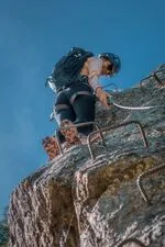 Via ferrata with the Bureau des Guides de La Grave - © DEBAS Alexandra