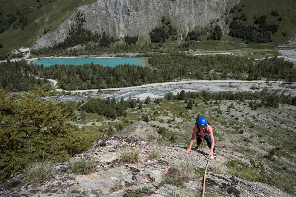 Grande voie Pierre Aiguille Arsine - A.Debas - © Alexandra Debas