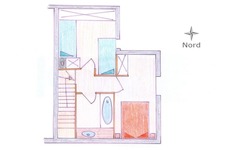 plan 1er étage - © Heidi Grosjean