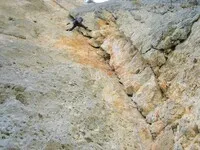Grande Voie climbing lessons - Odile Martin Cocher - Aventure Verticale La Meije - © O.MartinCocher