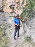 Grande Voie climbing lessons - Odile Martin Cocher - Aventure Verticale La Meije - © O.MartinCocher