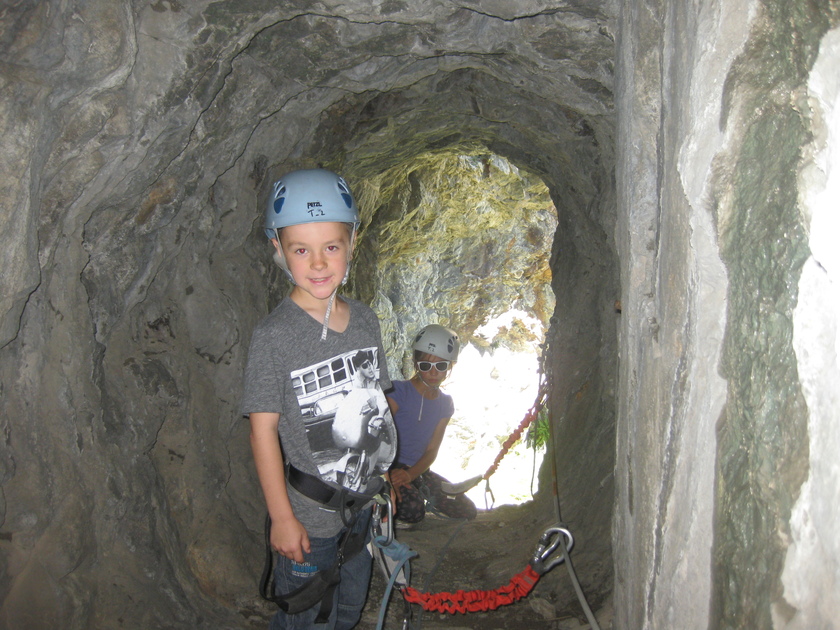 Le Grand Parcours des Mines du Grand Clot  en via ferrata - © ©O.MartinCocher