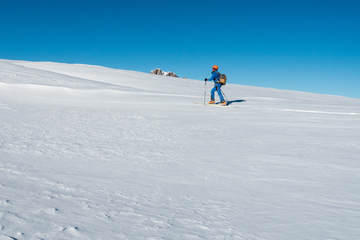 Sci di montagna a l'Izoard -  Ufficio Montagne Briançon - © Laurent Meyer