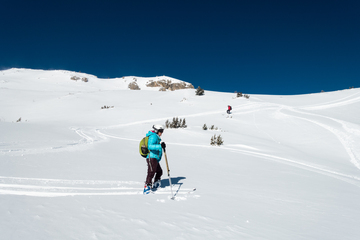Sci di montagna a l'Izoard -  Ufficio Montagne Briançon - © Laurent Meyer