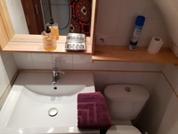 Location Névache Edelweiss 3 - Salle de bain douche RDC - © ©S.Liot