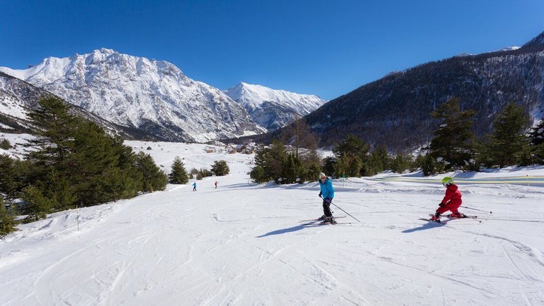 piste ski alpin champbellet - © Office du tourisme des Hautes Vallées
