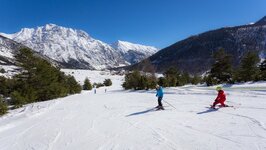 piste ski alpin champbellet - © Office du tourisme des Hautes Vallées