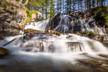 The Fontcouverte waterfall from the Auberge de la Fruitière - © Thibaut BLAIS