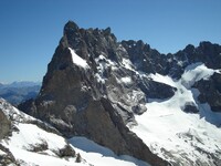 Le profil de la Meije en Face S avec arete du Promontoire - © ©camptocamp.org