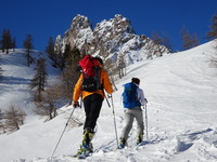 Sci alpinismo confermato in Clarée - Chalet d'en Hô - © Valérie Dellong