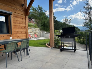 Terrasse avec plancha