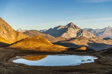 Lac des Cordes from Les Chalps - © T.Blais