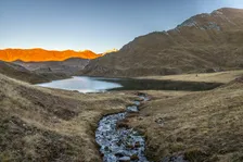 Lac des Cordes from Les Chalps - © T.Blais