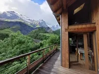 Eté - Vue de la terrasse - © Chalet Ecrin