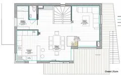 Plan - Etage 1 - © Chalet Ecrin