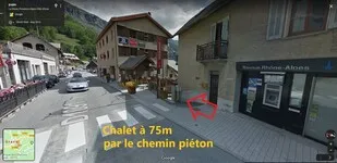 Accès au chalet - © Chalet Ecrin