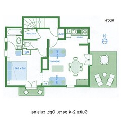 Plan de l'appartement - © ©TEYRAS.P