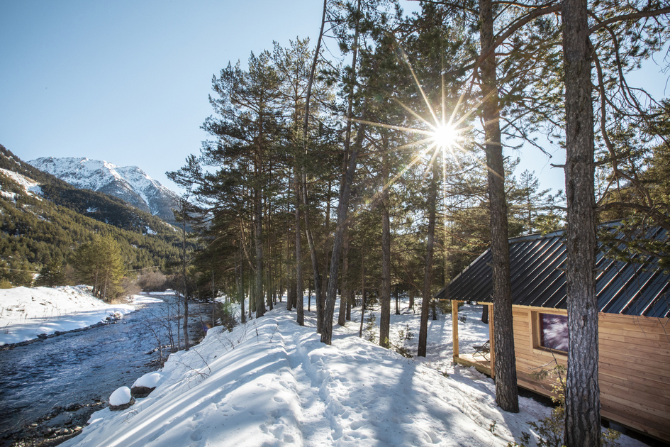 Huttopia – Le Chalet Montana - 5 pers - © (c)Manu Reyboz