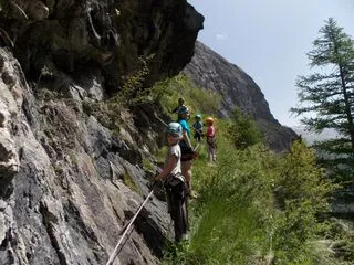 Cordée pour les petits et les grands - Mines du Grand Clot - La Grave - © @OTlaMeije