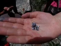 Le minerai extrait des Mines du Grand Clot - La Grave - © @OTlaMeije