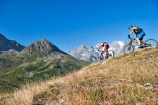 GTHA - Grande Traversée des Hautes-Alpes à VTT - [ section Briançonnais ] - © Agence KROS / Remi Fabregue /ADDET05 HP