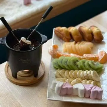 Fondue au chocolat pour le goûter - © ©SionnetFamily
