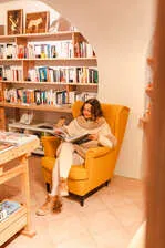 La page Clarée bookshop_Névache - © Marion Foehn
