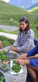 Edible plants weekend at the refuge du Pic du Mas de La Grave - © anne merry