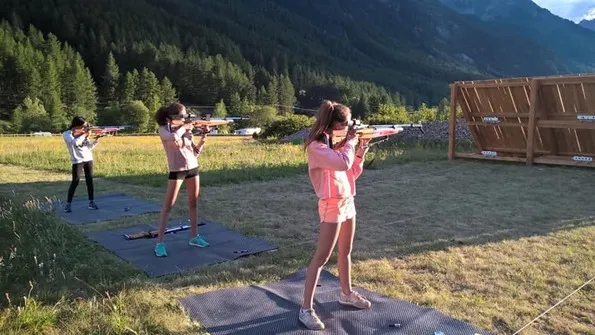 Summer biathlon: rifle shooting and running with Passion Outdoor