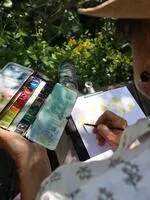 Naturalist watercolor workshop_Villar-d'Arêne - © Laury Chamerlat
