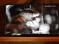 Une caméra permet de voir en direct le système hydraulique du moulin de Sachas - © Laury Chamerlat
