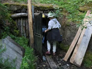La visite de la mine de la Cabane s'effectue avec un accompagnateur - © Laury Chamerlat