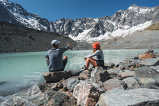 Laghi e passo di Arsine da Arsine_Villar-d'Arêne - © Gontran Isnard - ADDET05