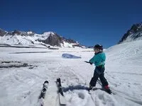 Snowkite au col du Lautaret - École Wayra - © ©Rodolphe Pottier