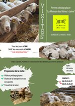 Visits to the educational farm La Maison des Bêtes à laine (The House of Woolly Animals) - © La maison des bêtes à laine