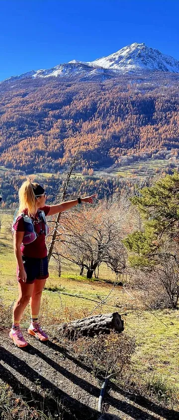 Moi en mode péda AMM trail - © Dans les Pas d'Hélène