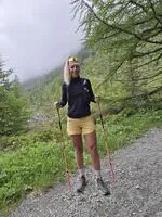 Hélène en trail - © Dans les Pas d'Hélène