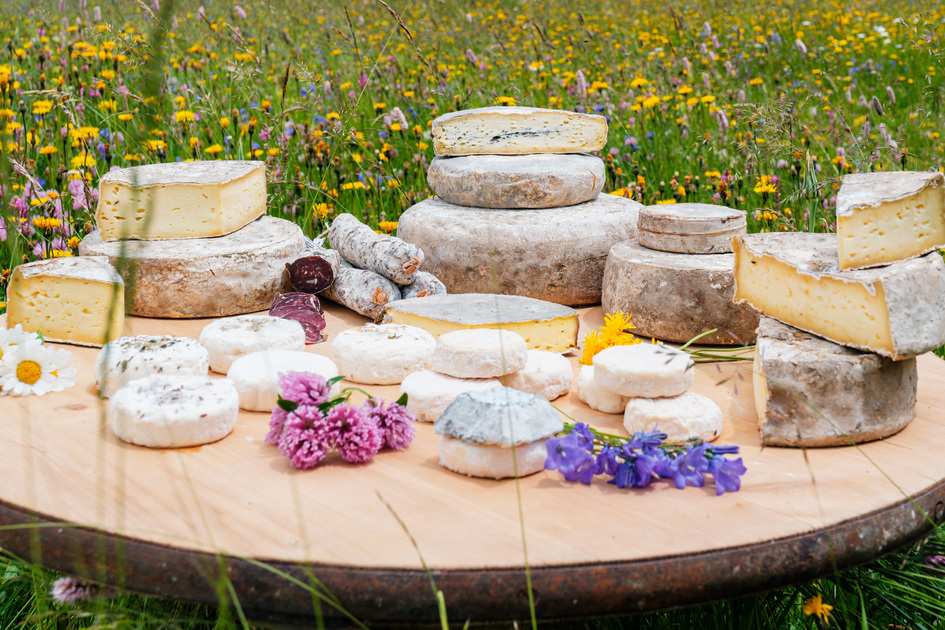Notre plateau de fromage La Ferme Brunet - Gaec Du Lasseron_Cervières - © Thibaut Poinas