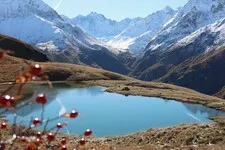 Le lac du Pontet en automne - © L.Chamerlat