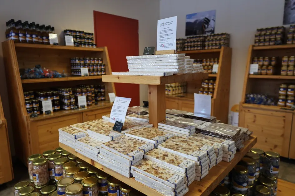 Nougat fait maison - Boutique de l'Atelier du Lautaret - © L.Chamerlat