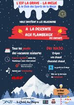 ESF Thursdays: torchlight descent_La Grave - © Descente aux flambeaux des enfants