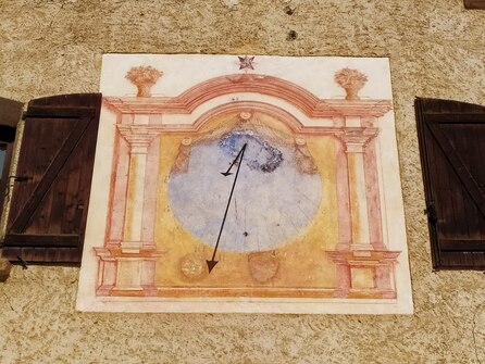 Sundial at Cervières Town Hall